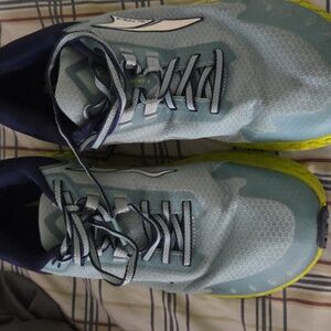 Altra Blue and Yellow Athletic Shoes